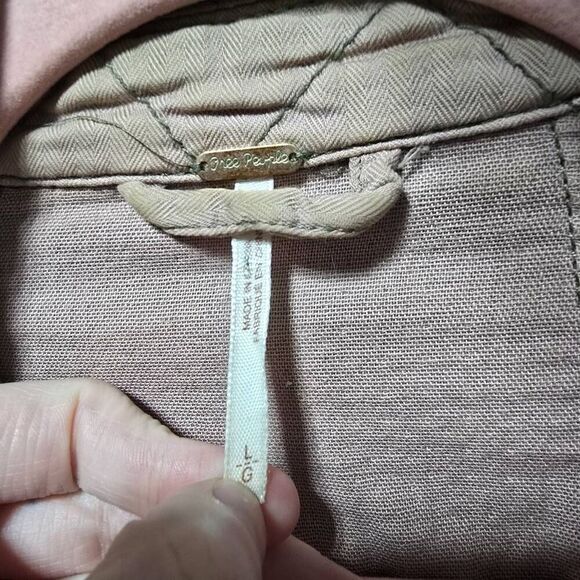 FREE PEOPLE Not Your Brother’s Olive Green Military Surplus Jacket - Picture 5 of 6